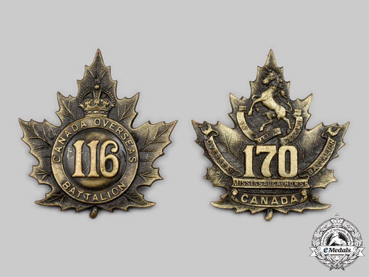 canada,_cef._two_cef_cap_badges,116_th&170_th_infantry_battalions_c2021_299_mnc6291_1_1