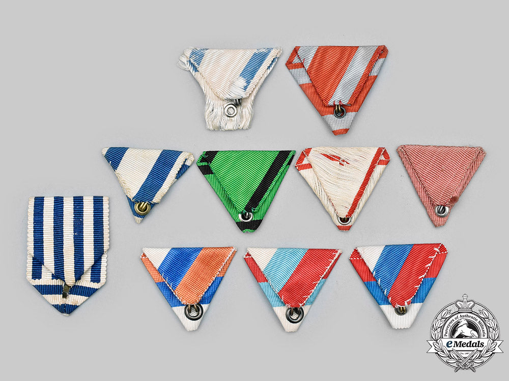 serbia,_kingdom._a_lot_of_ten_period_ribbons_c2021_325c2021_311_mnc6171_1