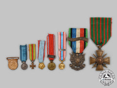 France, Iii Republic. A Lot Of Eight Medals & Awards