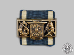 Schwarzburg-Sonderhausen, Principality. A Rare Fire Brigade Long Service Clasp
