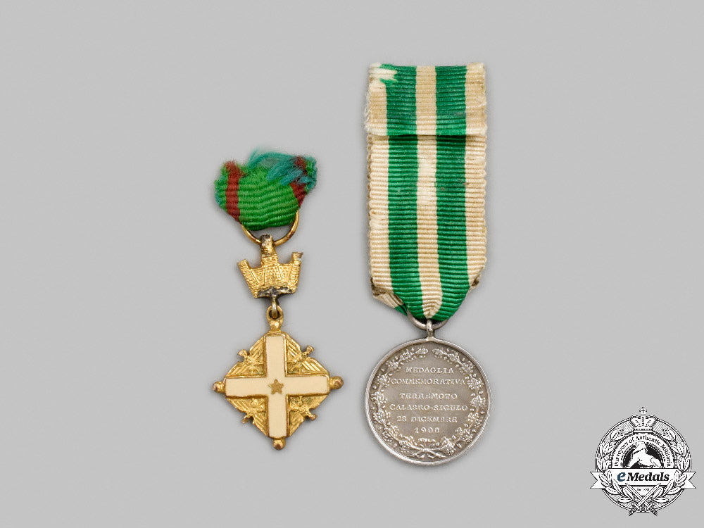 italy,_kingdom,_republic._two_miniature_awards_c2021_412_mnc9937