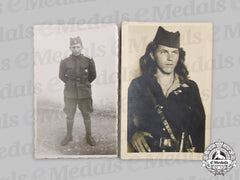 Yugoslavia, Serbia. Two Chetnik Photographs