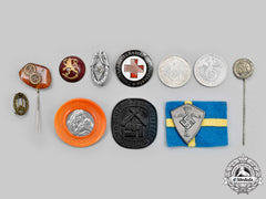 Germany, Third Reich. A Mixed Lot Of Badges And Coins
