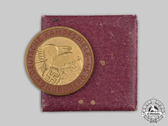 Germany, Third Reich. A 1934 Nuremberg German Combat Games Commemorative Medallion, With Case, By Hutschenreuther