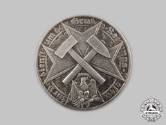 Germany, Hj. A Mine Rescue Merit Badge In Silver, By The Prussian Mint