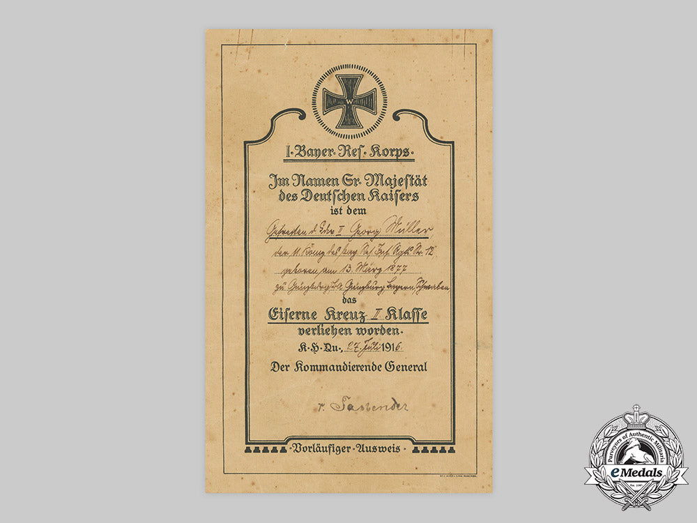 germany,_imperial._a_preliminary_iron_cross_ii_class_certificate_to_bavarian_gefreiter_georg_müller,1916_c20661m182_2245--copy_1