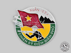 Vietnam, Democratic Republic. A Badge For Participants In The Dien Bien Phu Campaign In The First Indochina War 1954