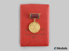 Romania, People’s Republic. A State Award Of The Romanian People’s Republic, I Class, With Case, C.1960