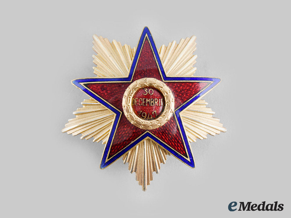 romania,_republic._an_order_of_the_star_of_the_people’s_republic,_i_class_with_case,_c.1950_c20_00080_1_1