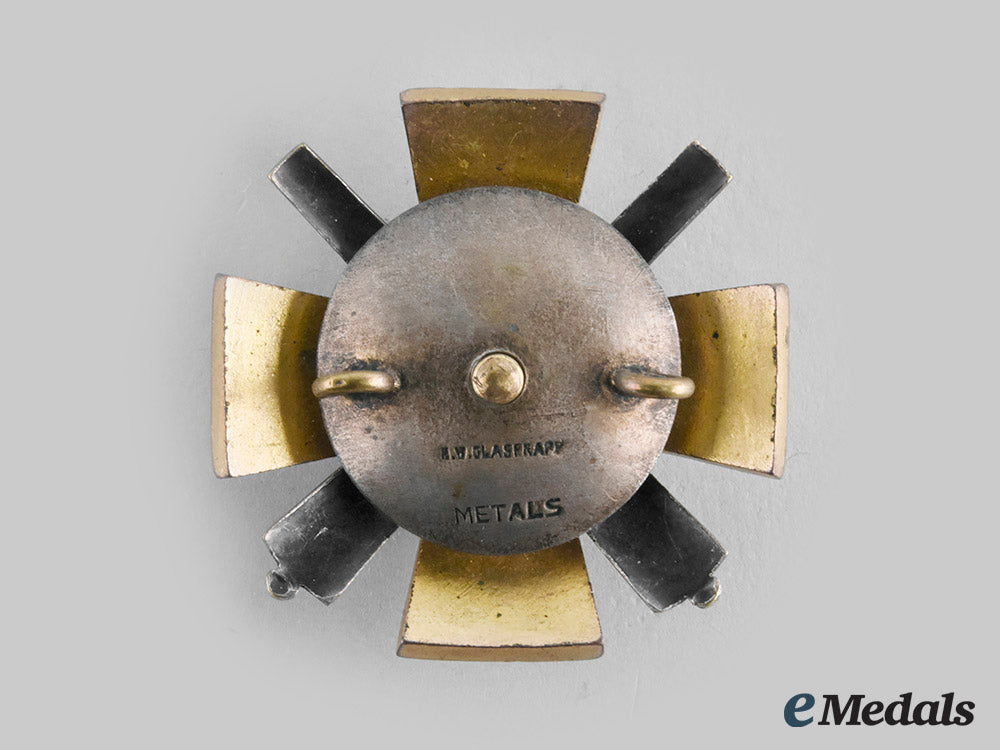 latvia,_republic._a_kurzemes_artilērijas_pulks(_kurzeme_artillery_regiment)_badge,_h.w.slasenapf,_c.1919_c20_00131_1_1