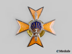 Latvia, Republic. A 7Th Sigulda Infantry Regiment Badge, By Arm.ekonom., C.1934