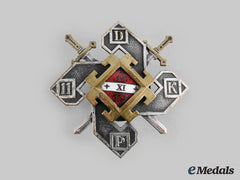 Latvia, Republic. An 11Th Dobeles Infantry Regiment Badge