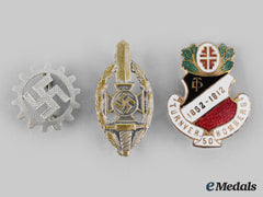 Germany, Third Reich. A Lot Of Membership Badges
