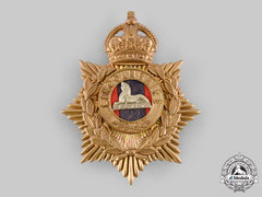 United Kingdom. A Lincolnshire Regiment Shako Plate, C.1910
