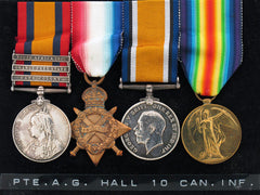 Four, A.g.hall, 10Th Can. Inf