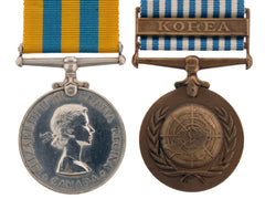 Canadian Korea Medal Pair
