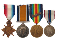 Wwi Group - Lieutenant S. Graham