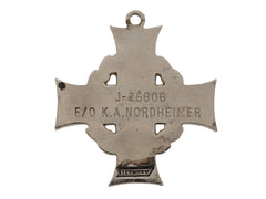 Memorial Cross - Flying Officier 405Th Sqd