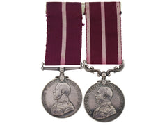 Rare Colonial Meritorious Service Pair