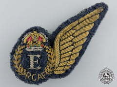 A Second War Royal Canadian Air Force Bullion (Rcaf) Engineer (E) Wing