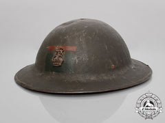 A First War 4Th Canadian Division Headquarters 11Th Infantry Brigade Colonel's Helmet