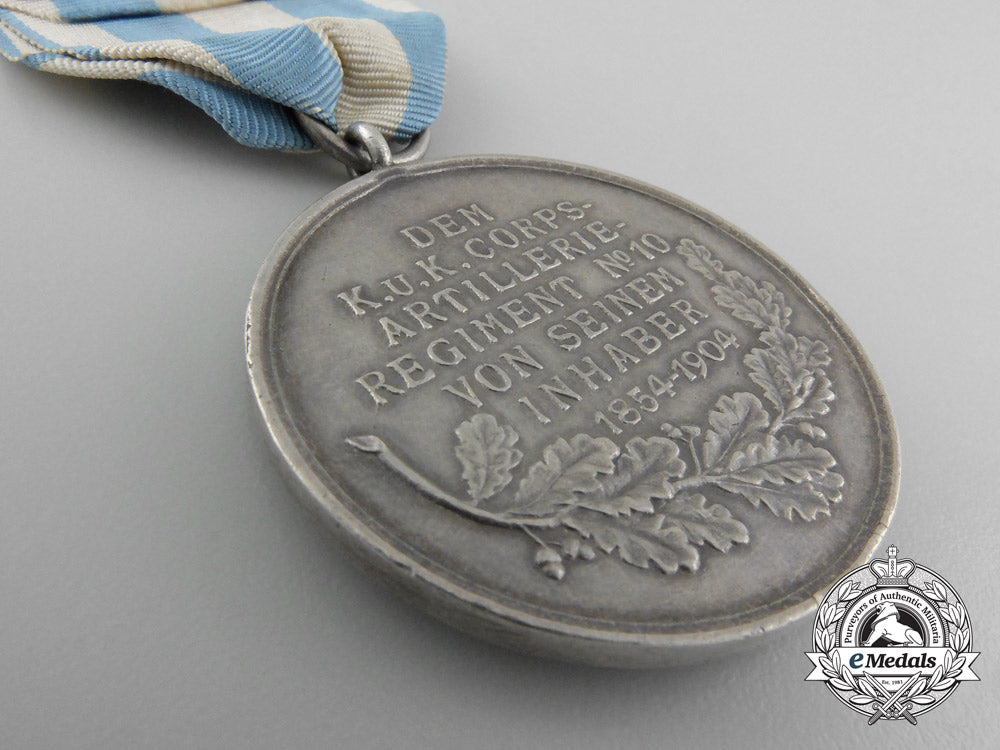 an1854-1894_bavarian_jubilee_medal_awarded_to_officer's_of_k.u.k._artillery_regiment_no.10_c_0653