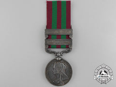 An 1895-1902 India Medal To The Royal Irish Regiment