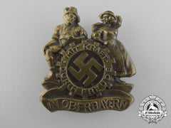 An Oberbayern German Labour Front “Strength Through Joy” Badge
