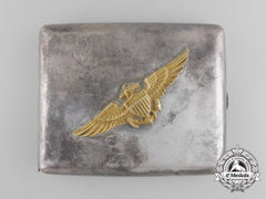 United States. A Naval Aviation Pilot's Cigarette Case, C.1918