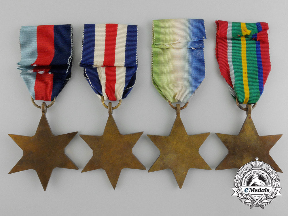 four_second_war_campaign_stars_c_1386
