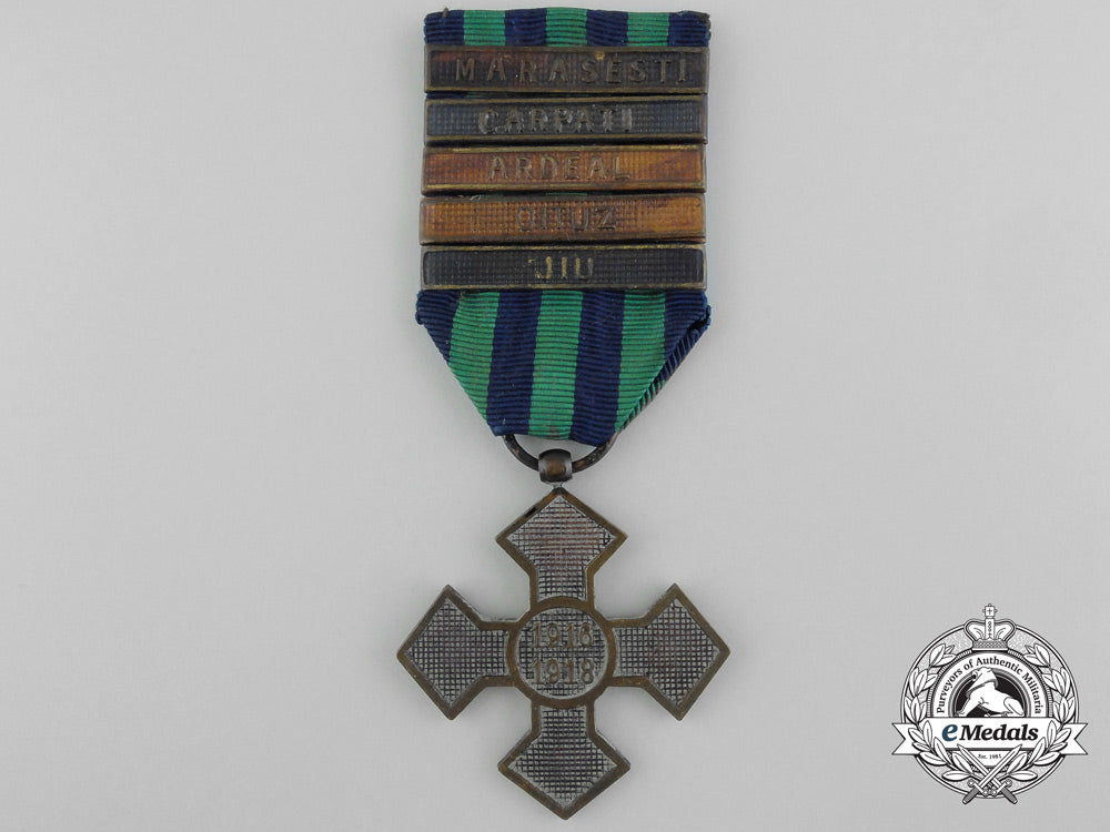a_first_war_romanian_commemorative_cross1916-1918;5_clasps_c_1394