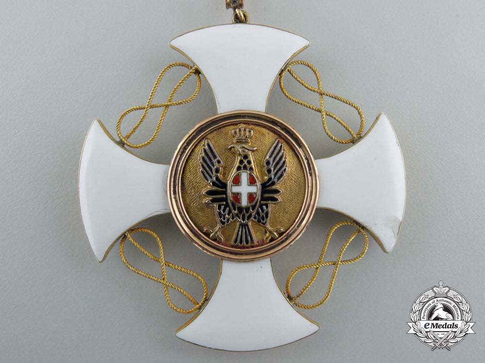 an_italian_order_of_the_crown;_commander's_cross_with_miniature_c_146_1_1
