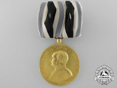 A Bavarian Gold Military Merit Medal In Gold