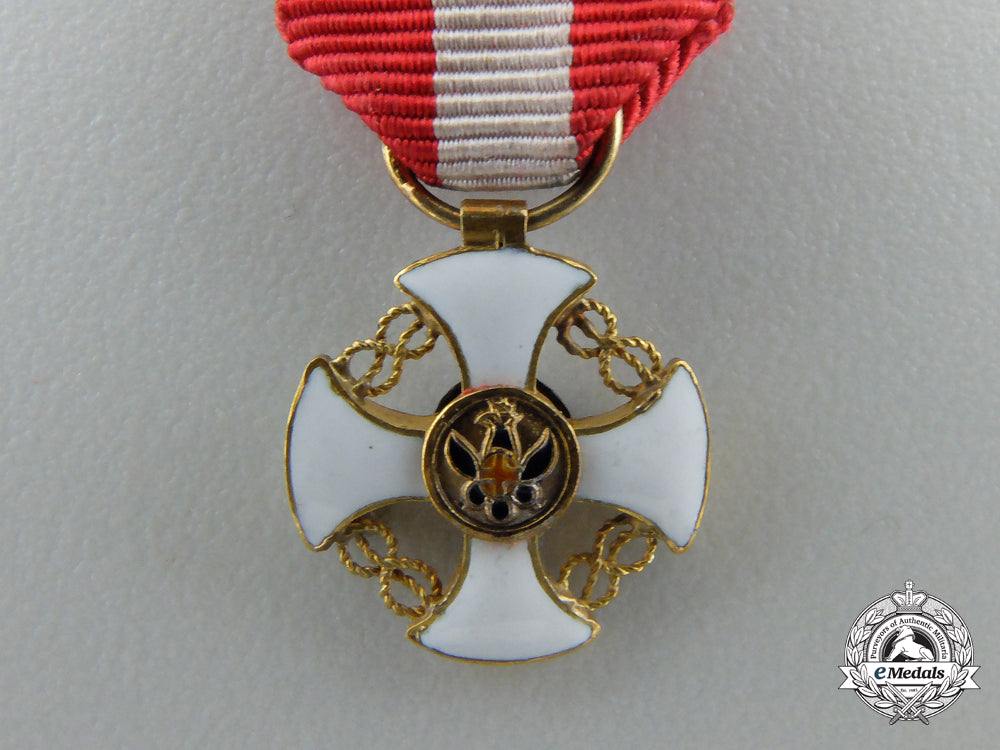 an_italian_order_of_the_crown;_commander's_cross_with_miniature_c_151_1_1