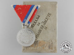 A Serbian Medal For Civil Merit; Second Class In Case Of Issue