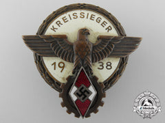 A 1938 Victors Badge In The National Trade Competition By G.brehmer