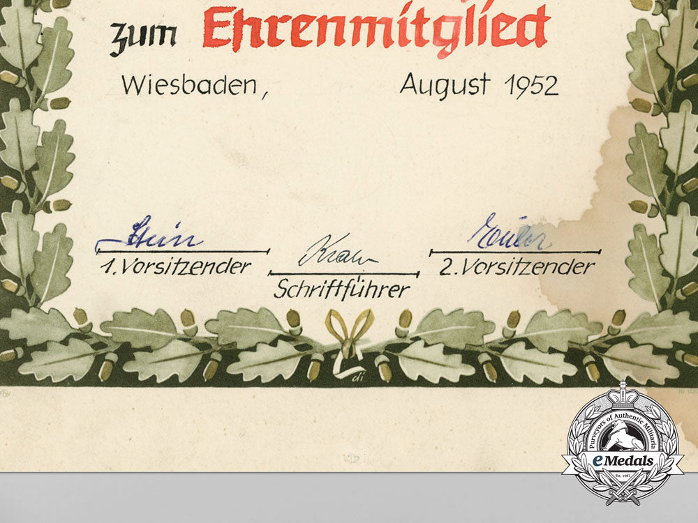 two_certificates_westerwald-_verein&_kyffhäuserbund_hermann_wirbelauer,_c_2107