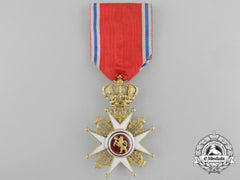 A Norwegian Order Of St. Olaf In Gold; First Class (1847-1906)
