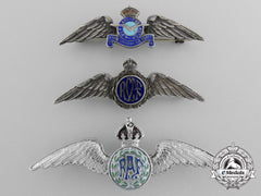 Three Second War Royal Air Force (Raf & Rcaf) Sweetheart Pins