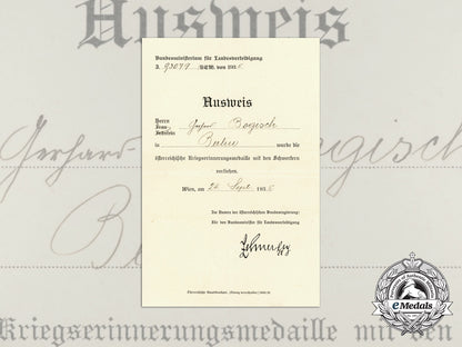 a1935_austrian_war_commemorative_medal_award_document_c_3263