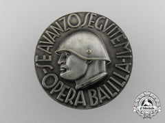 An Italian Opera Balilla Badge