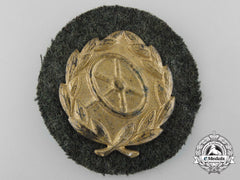 A Second War German Driver's Proficiency Badge; Gold Grade