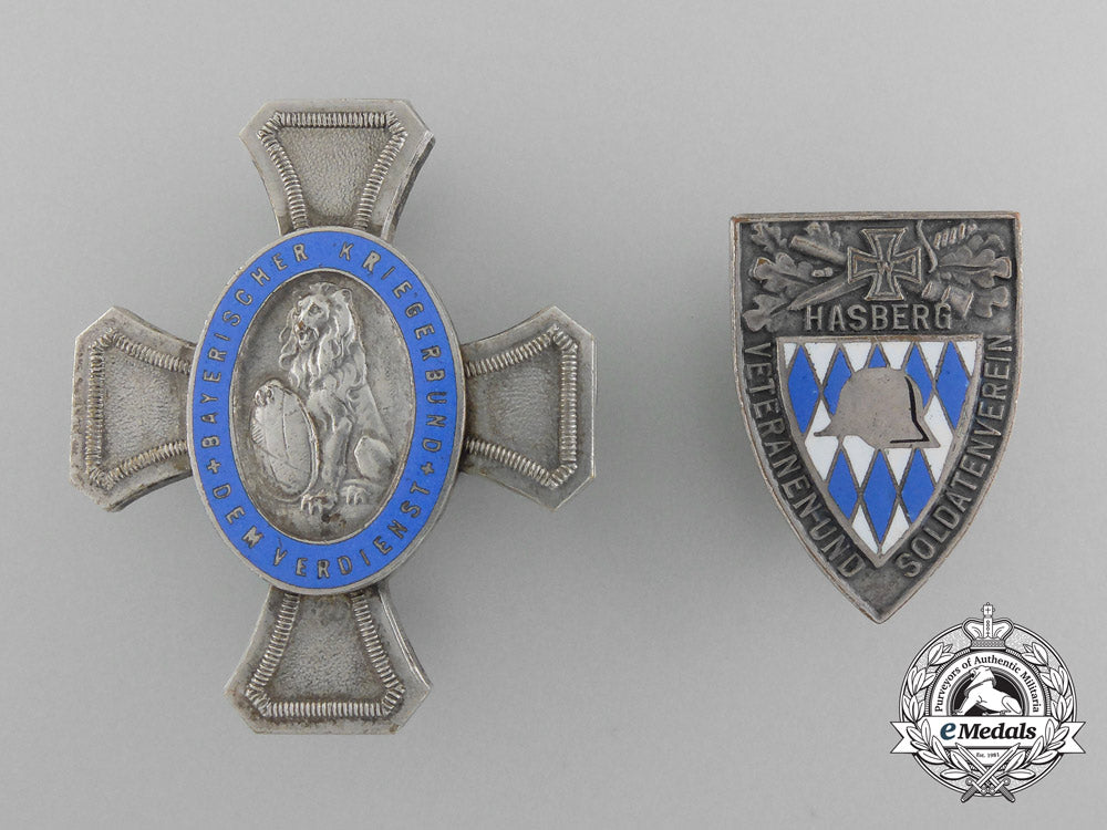 a_lot_of_two_bavarian_veteran’s_association_awards_and_badges_c_4755