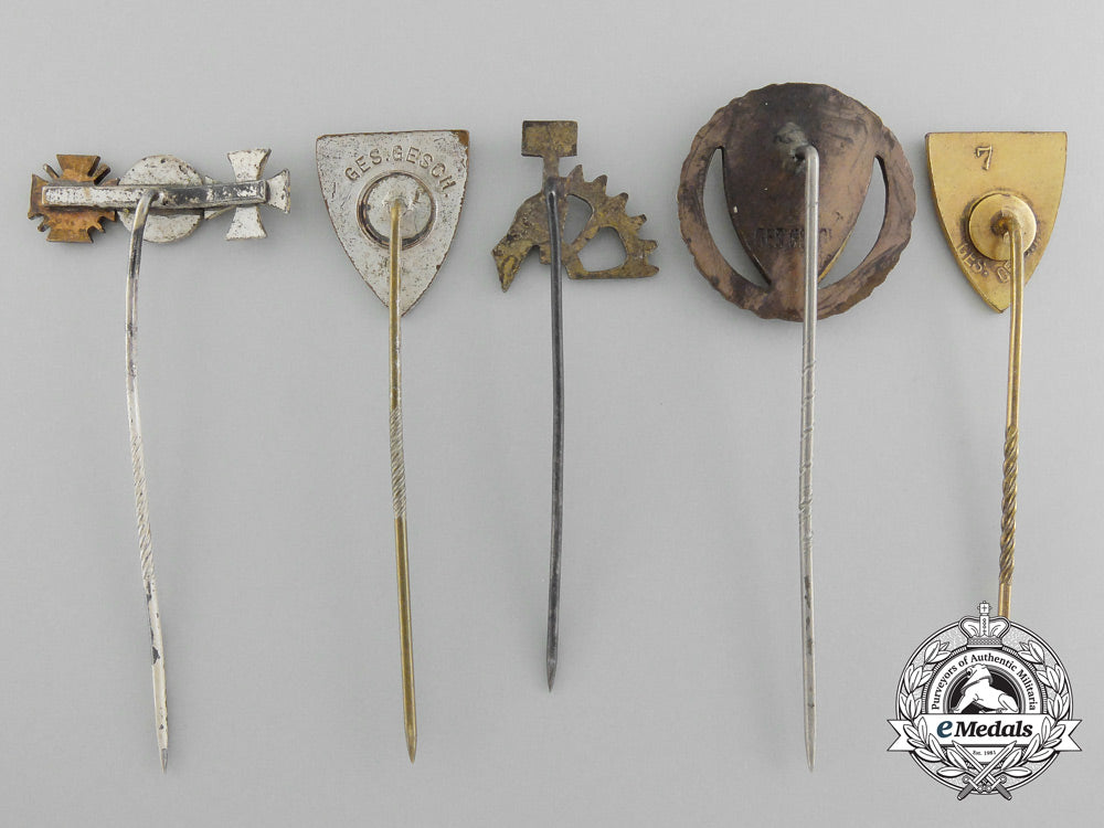 a_lot_of_five_german_stick_pins_and_awards_c_4803