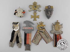 A Lot Of Seven German First War Veteran’s Association Badges