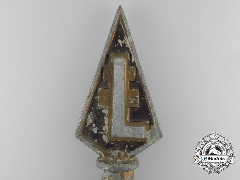 a1930’_s_hungarian_levante_organization_flag_pole_topper_c_4846