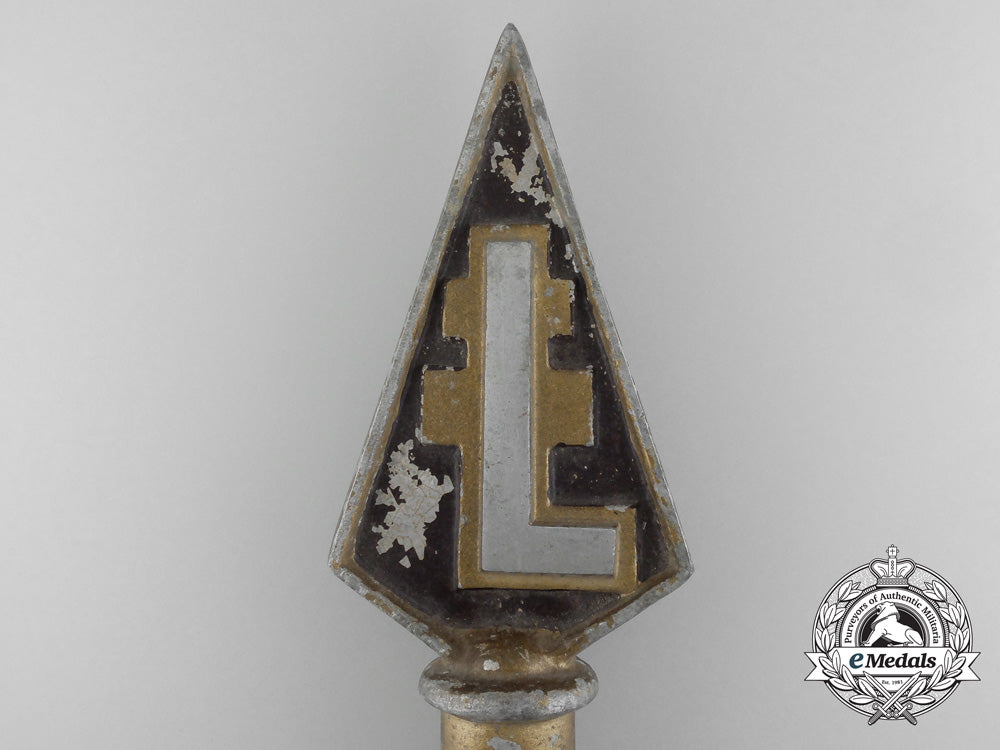 a1930’_s_hungarian_levante_organization_flag_pole_topper_c_4847