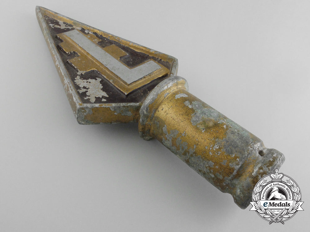 a1930’_s_hungarian_levante_organization_flag_pole_topper_c_4849