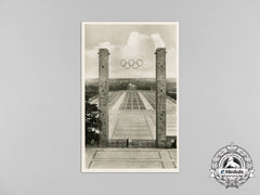 A Lot Of Seven 1936 Berlin Olympic Games Postcards And Collectable Cards