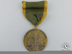 A Haitian Agricultural Merit Medal